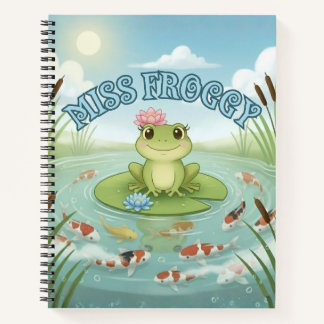 Carnet Le bloc-notes de Mlle Froggy