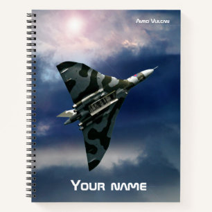 Carnet Le bombardier Avro Vulcan, votre nom