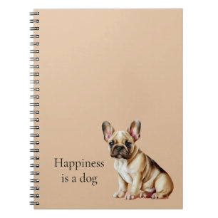 Carnet Le bonheur est un chien