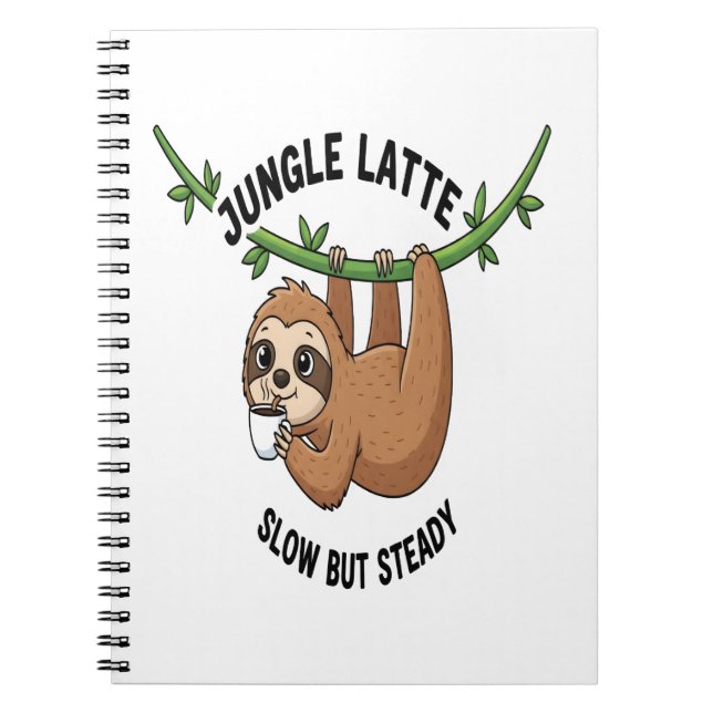 Carnet Le café matinal de Sloth (Devant)