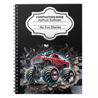 Carnet Le camion monstre Brick Breaker (personnalisable)