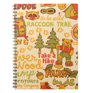 Carnet Le camp en bois d'argent, personnages mignons patt