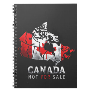 Carnet Le Canada n'est pas à vendre Drôle Trump Amérique