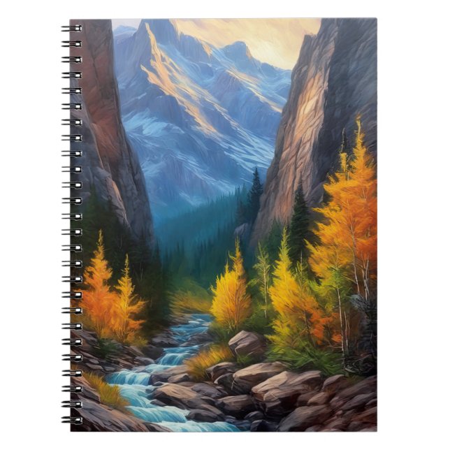 Carnet Le canyon majestueux embrassé par l'automne (Devant)