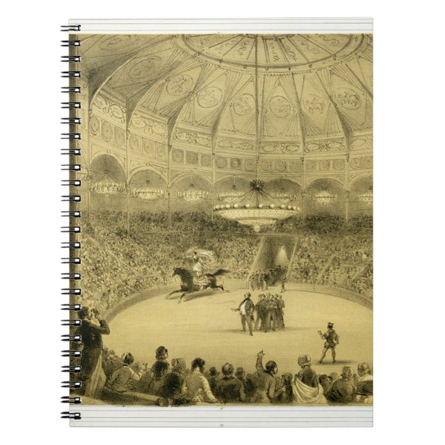 Carnet Le cirque national, édité par Auguste Bry (allumé (Devant)