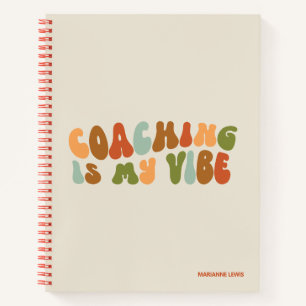 Carnet Le coaching rétro et funky est ma vibe, coach