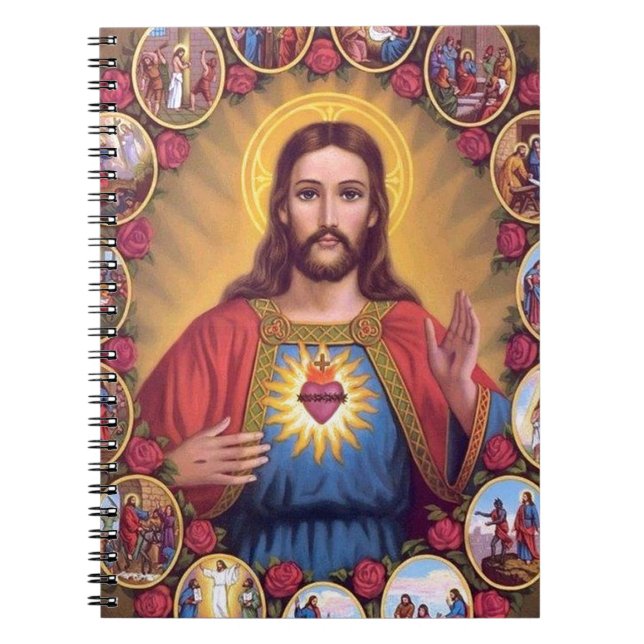 Carnet Le coeur sacré de Jésus (Devant)