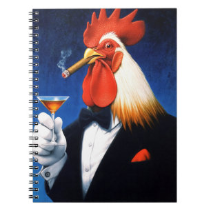 Carnet Le coq Dapper Funny Gentleman's Club