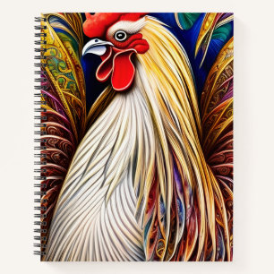 Carnet Le coq majestueux - Un portrait glorieux