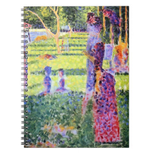 Carnet Le Couple de Georges Seurat, Pointillisme Vintage