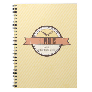 Carnet Le couteau fait sur commande de chefs de couleur