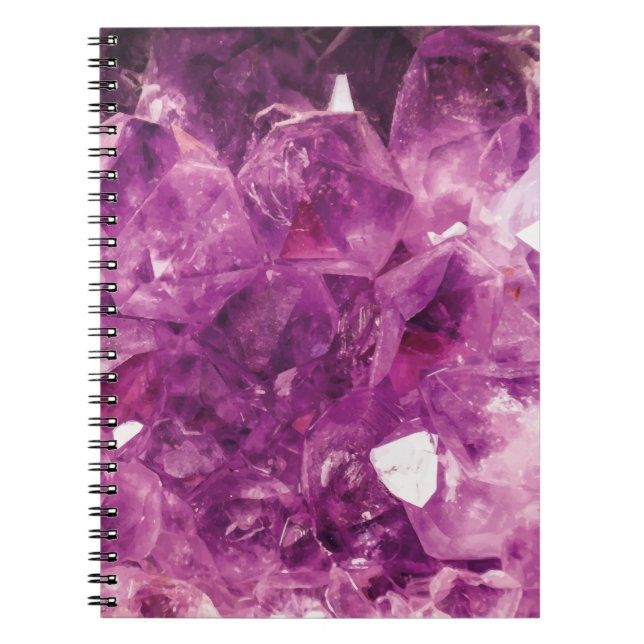 Carnet Le cristal de violet (Devant)
