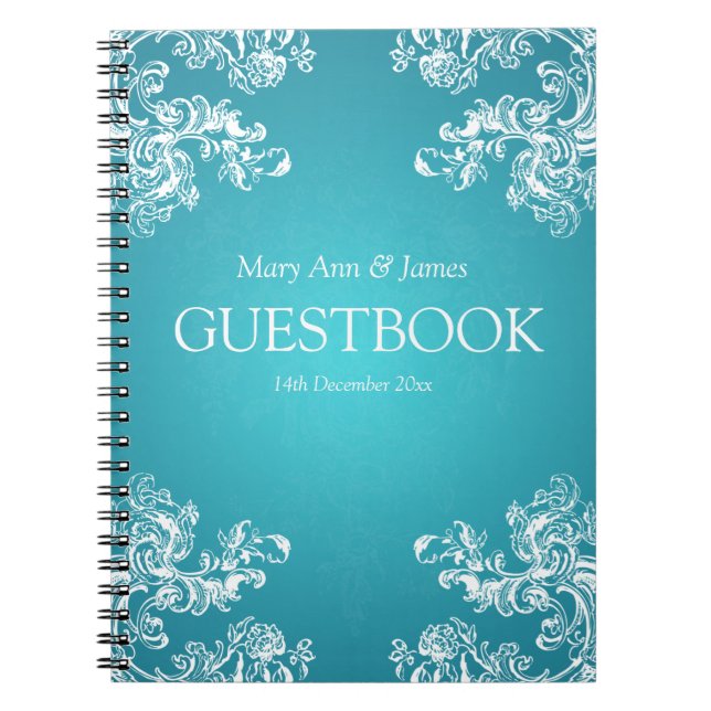 Carnet Le cru de Guestbook de mariage tourbillonne la (Devant)