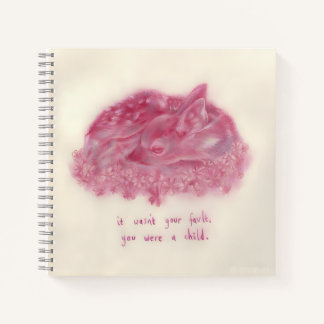 Carnet Le fardeau d'un enfant : le visage rose