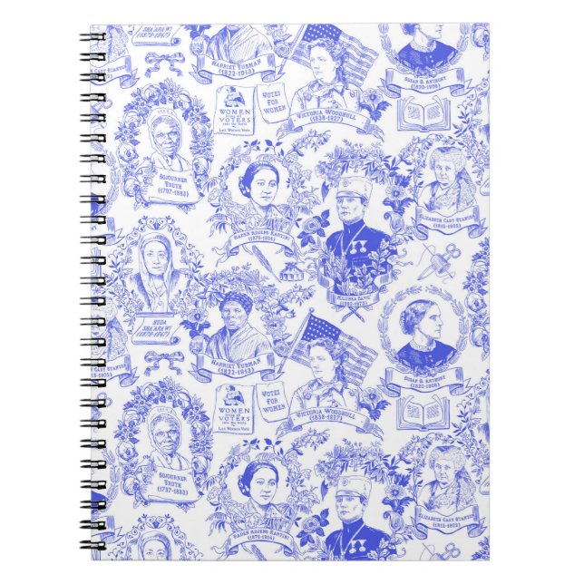 Carnet Le féministe historique fraye un chemin Toile bleu (Devant)