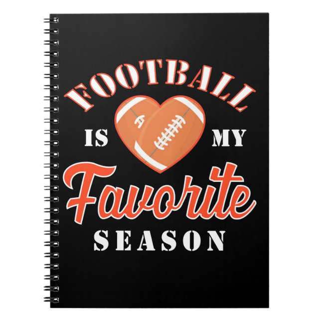 Carnet Le Football Américain Est Ma Saison Préférée (Devant)