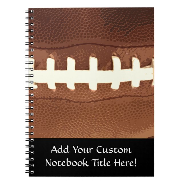 Carnet Le football lace le graphique (Devant)