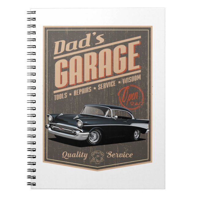 Carnet Le garage de papa de 1957 (Devant)