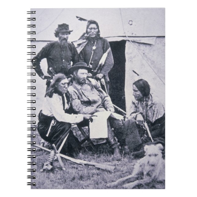 Carnet Le Général George A. Custer (1839-76) avec son (Devant)
