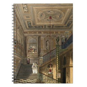 Carnet Le grand escalier au palais de Kensington de Pyne