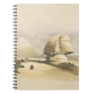 Carnet Le grand sphinx et les pyramides de Gizeh, de "E