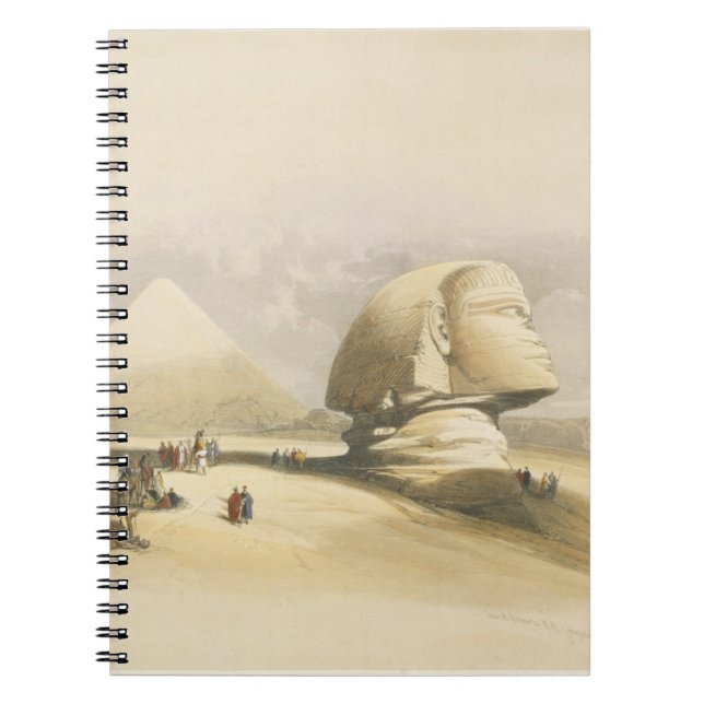 Carnet Le grand sphinx et les pyramides de Gizeh, de "E (Devant)
