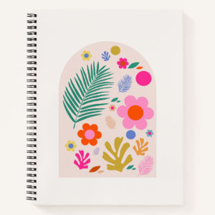 Carnet Le Jardin 04 Fleurs Rétro Modernes Florales