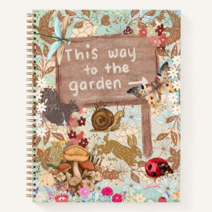 Carnet Le Jardin Se Déroule Ainsi Jusqu'Au Jardin