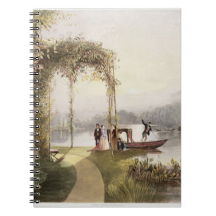 Carnet Le lac, jardins de Trentham Hall, 'des jardins