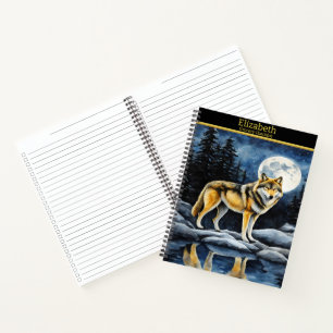 Carnet Le loup hurle à la pleine lune