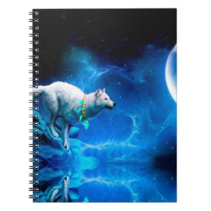 Carnet Le loup indien et la pleine lune
