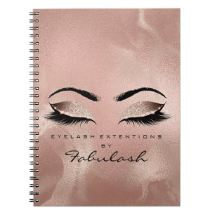 Carnet Le maquillage de yeux de parties scintillantes de