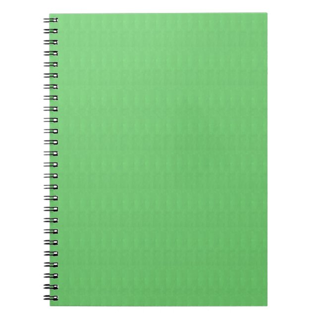 Carnet Le modèle vert do-it-yourself de blanc de texture (Devant)