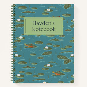 Carnet Le Motif blanc Lotus Alligator Waters