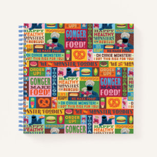 Carnet Le Motif de camion Foodie de Cookie Monster