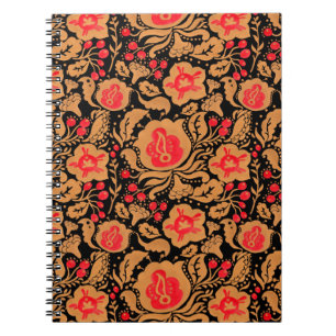 Carnet Le motif russe de Khokhloma