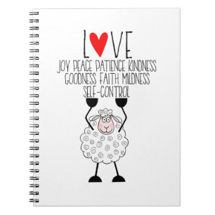Carnet "Le mouton de l'Eternel - Les fruits de l'Esprit"