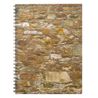 Carnet Le mur en pierre arrière - plan et texture. Haute