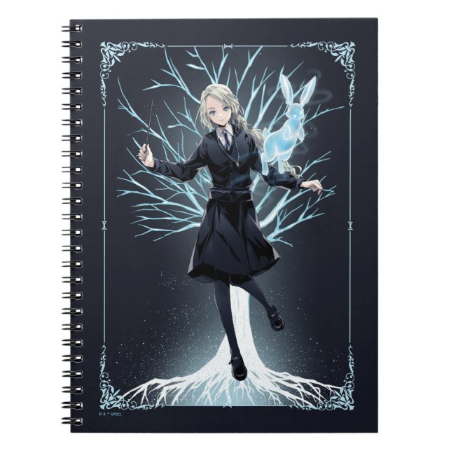Carnet Le Patronus lapin d'Anime Luna Lovegood (Devant)