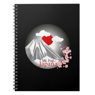 Carnet Le paysage Abstrait du mont Fuji