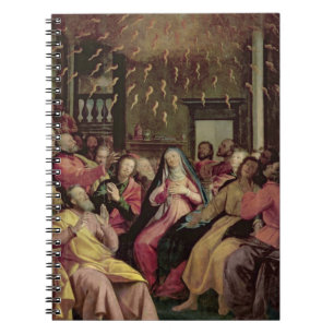 Carnet Le Pentecost, c.1598 (huile sur le panneau)