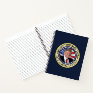 Carnet Le président Donald Trump 2020 garde l'Amérique gr