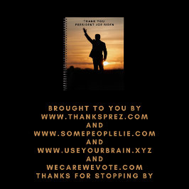 Carnet Le président Merci Joe Biden