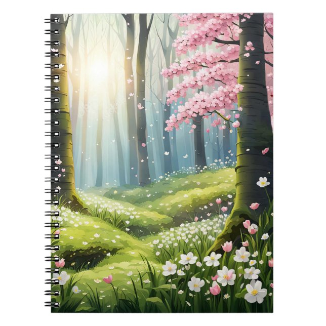 Carnet Le Printemps Dans La Forêt (Devant)