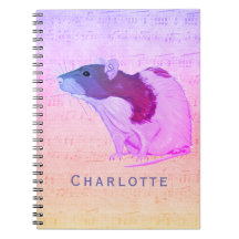 Le rat rose d'animal familier ajoutent votre rat