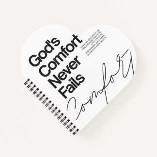Carnet le réconfort de Dieu ne manque jamais style minima