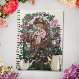 Carnet Le Renard Magique Mad Hatter Alice au pays des mer