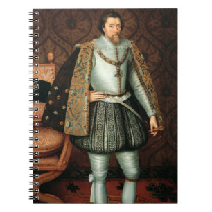 Carnet Le Roi James I de l'Angleterre (1566-1625) (huile