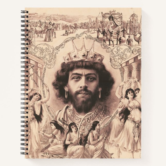 Carnet Le Roi Salomon Entouré De Danseuses (Devant)