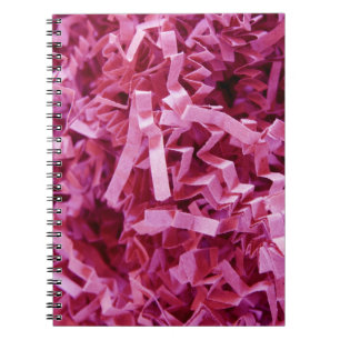 Carnet Le rose a froissé la photographie en gros plan de